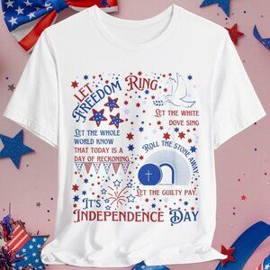 Independence Day Patriotic USA Graphic Parent Outfit Streetwear Unisex T-Shirt